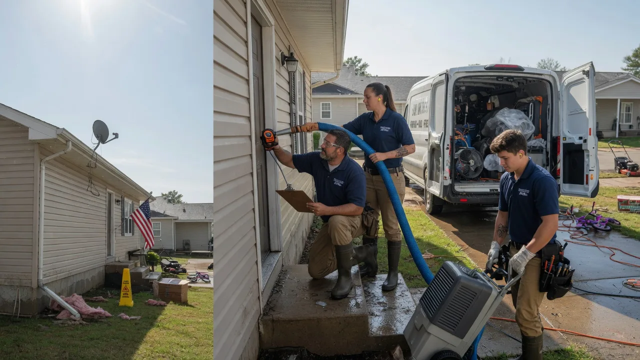 Ceiling Water Damage Restoration in Holland, MA near me